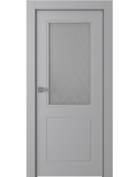 STELLA 2 VETRO dažytos emale MDF skydinės durys