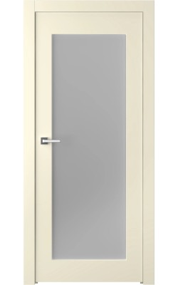 KREMONA 1 GLASS dažytos emale MDF skydinės durys