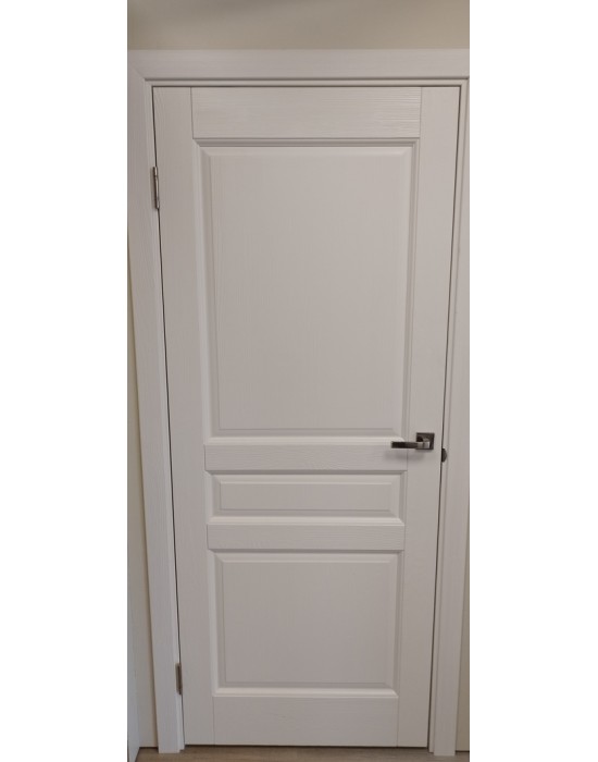 Pušies masyvo durys Valensija aklinos , balta emalė, 800, kairinės