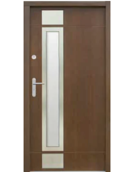 DPI-17 ąžuolinės šiltos lauko durys